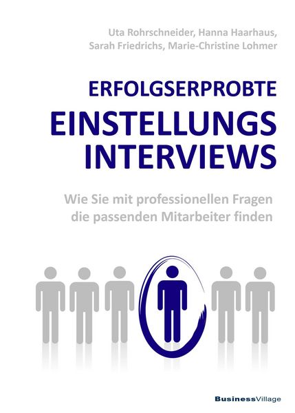 Produktbild: Erfolgserprobte Einstellungsinterviews