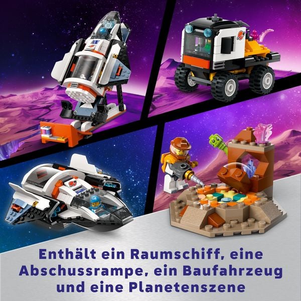 Produktbild: LEGO City Weltraum 60434 Raumbasis mit Startrampe, Raumschiff-Spielzeug