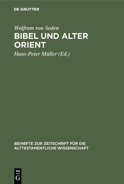 Produktbild: Bibel und Alter Orient