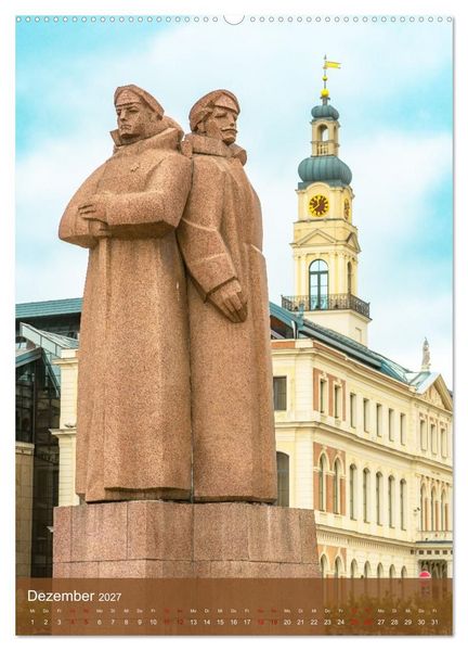 Produktbild: Baltikum Tausend Jahre Geschichte (hochwertiger Premium Wandkalender 2027 DIN A2 hoch), Kunstdruck in Hochglanz