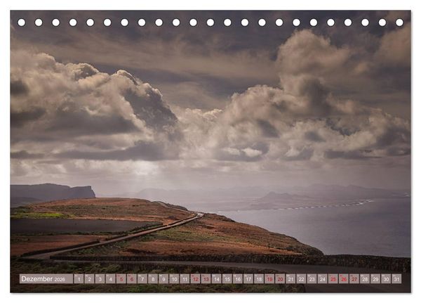 Produktbild: Idyllische Vulkaninsel Lanzarote (Tischkalender 2026 DIN A5 quer), CALVENDO Monatskalender