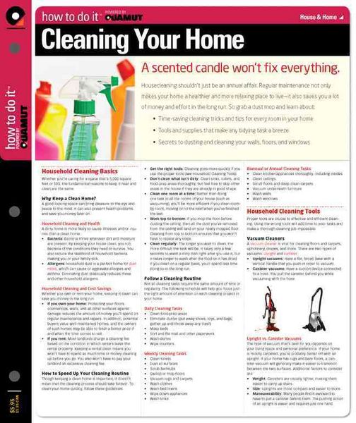 Produktbild: Cleaning Your Home