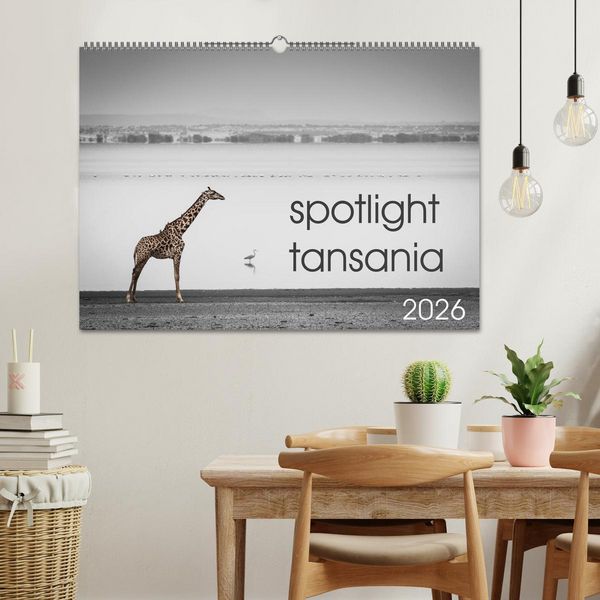 Produktbild: spotlight tansania (Wandkalender 2026 DIN A2 quer), CALVENDO Monatskalender