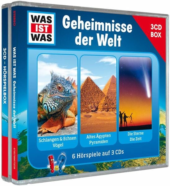 WAS IST WAS 3-CD-Hörspielbox: Geheimnisse der Welt