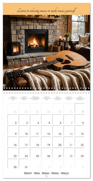 Produktbild: Your spa days at home - Creative AI ideas for home wellness (Wall Calendar 2026 12 &times; 12 Inch) CALVENDO 12 Month Wall Calendar
