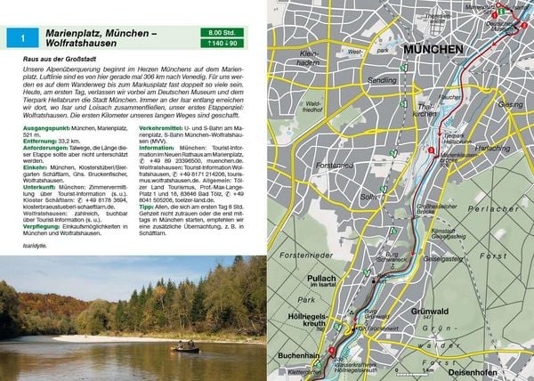 Produktbild: ROTHER Wanderf&uuml;hrer Alpen&uuml;berquerung M&uuml;nchen - Venedig