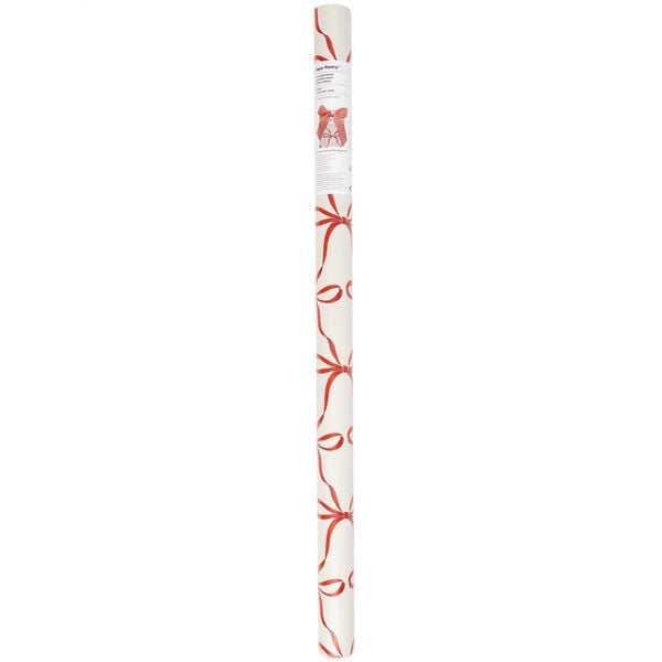 Produktbild: Geschenkpapier Schleifen, Classic Rot, MIX