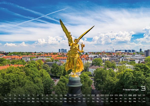 Produktbild: M&uuml;nchen - Zwischen Alpenblick und Altstadtflair - 2027 - Kalender DIN A2