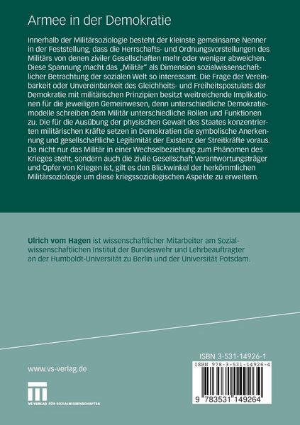 Produktbild: Armee in der Demokratie