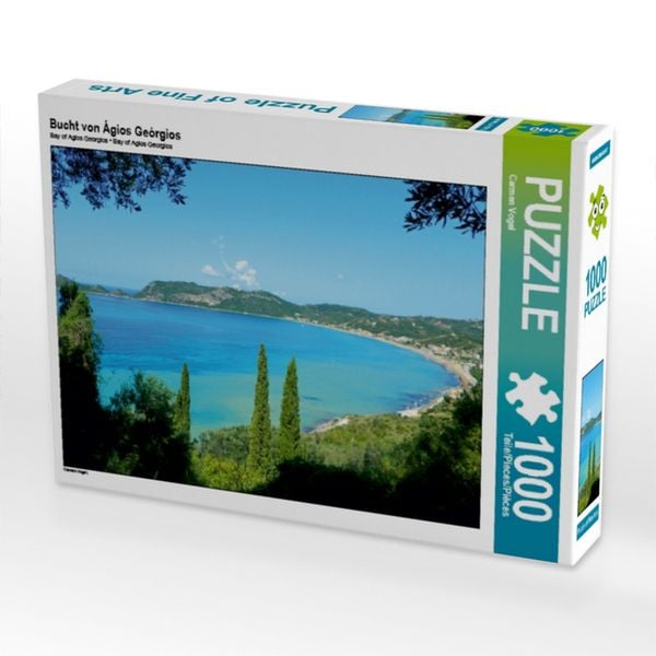 Produktbild: CALVENDO Puzzle Bucht von &Aacute;gios Ge&oacute;rgios | 1000 Teile Lege-Gr&ouml;&szlig;e 64x48cm Foto-Puzzle f&uuml;r gl&uuml;ckliche Stunden