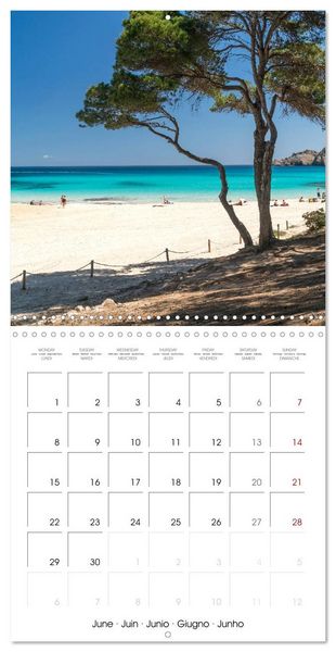 Produktbild: Balearic Islands - Mallorca (Wall Calendar 2026 12 &times; 12 Inch) CALVENDO 12 Month Wall Calendar