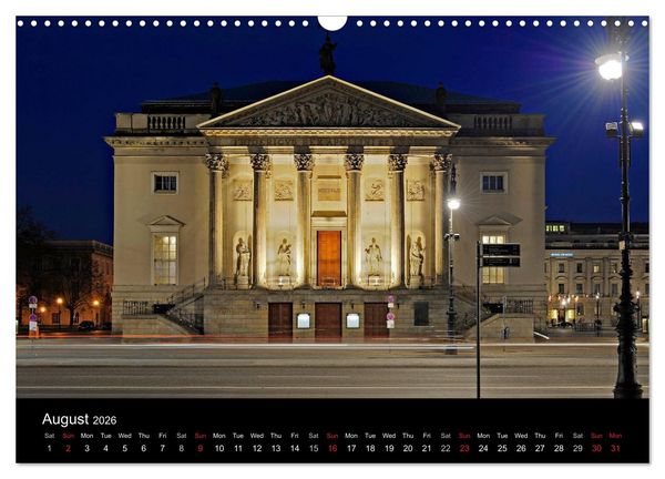 Produktbild: Evening Walk through Berlin (Wall Calendar 2026 DIN A3 landscape), CALVENDO 12 Month Wall Calendar