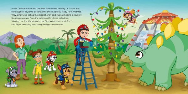 Produktbild: Paw Patrol Dinosaur Christmas Picture book
