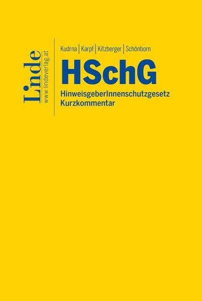 Produktbild: HSchG | HinweisgeberInnenschutzgesetz