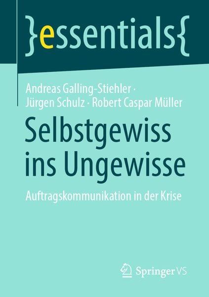Produktbild: Selbstgewiss ins Ungewisse