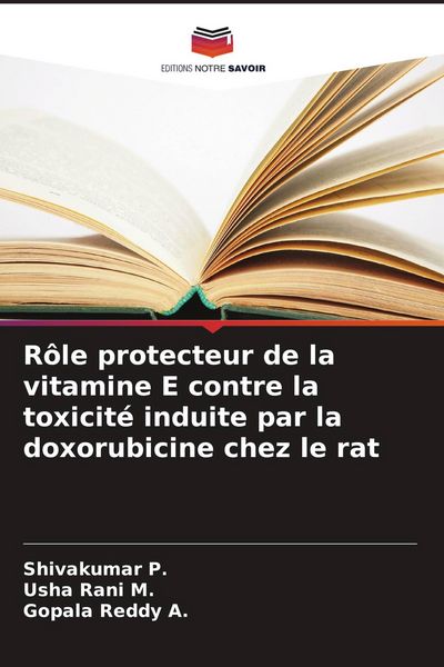 Produktbild: R&ocirc;le protecteur de la vitamine E contre la toxicit&eacute; induite par la doxorubicine chez le rat