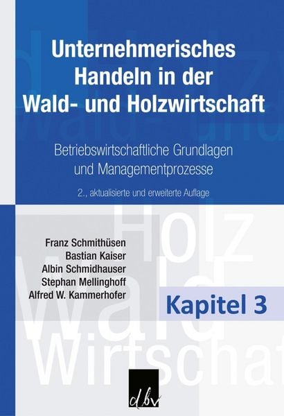 Produktbild: Unternehmerisches Handeln in der Wald- und Holzwirtschaft - Kapitel 3
