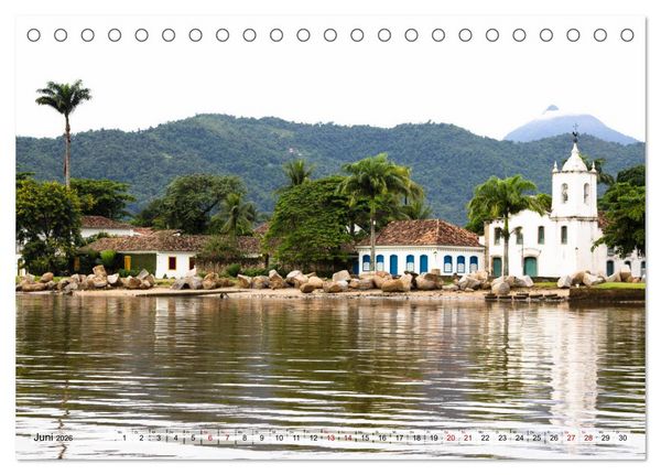 Produktbild: Brasilien - Von Rio nach Florian&oacute;polis (Tischkalender 2026 DIN A5 quer), CALVENDO Monatskalender
