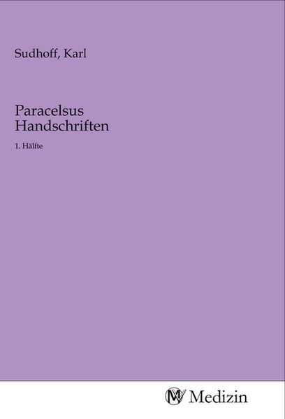 Produktbild: Paracelsus Handschriften