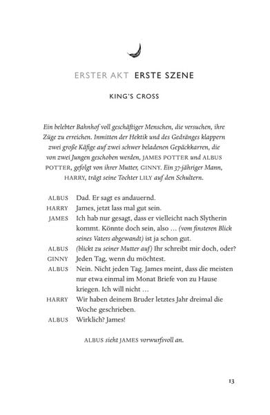 Produktbild: Harry Potter und das verwunschene Kind. Teil eins und zwei