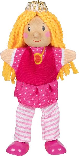 Produktbild: Goki 51529 - Fingerpuppe mit Beinen Prinzessin