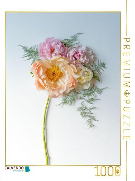 Produktbild: CALVENDO Puzzle Pfingstrosentraum | 1000 Teile Lege-Gr&ouml;&szlig;e 64x48cm Foto-Puzzle f&uuml;r gl&uuml;ckliche Stunden
