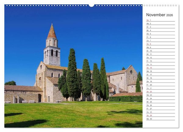 Produktbild: Friaul-Julisch Venetien - zwischen Alpen und Adria (hochwertiger Premium Wandkalender 2026 DIN A2 quer), Kunstdruck in Hochglanz