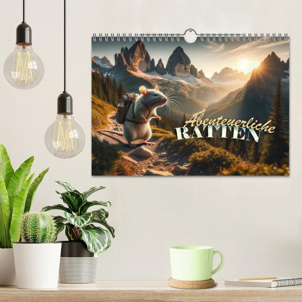 Produktbild: Abenteuerliche Ratten (Wandkalender 2026 DIN A4 quer), CALVENDO Monatskalender