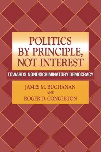 Produktbild: Politics by Principle, Not Interest