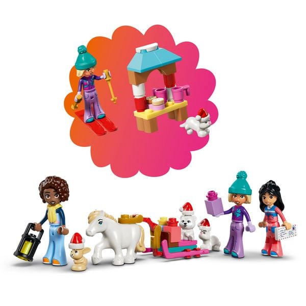 Produktbild: LEGO Friends Adventskalender 2026 Weihnachtsspielzeug ab 6 Jahren 42698