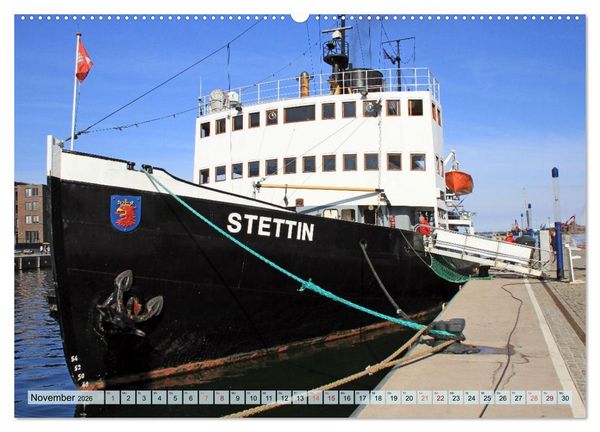 Produktbild: Dampfeisbrecher Stettin - Auf Besuch in der Hansestadt Wismar (Wandkalender 2026 DIN A2 quer), CALVENDO Monatskalender