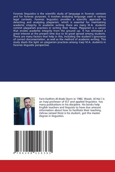 Produktbild: A Forensic Linguistic Analysis of Plagiarism Practices