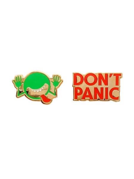 Produktbild: The Hitchhiker's Guide to the Galaxy Enamel Pin Set - Pin Set of 2