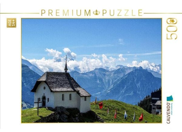 CALVENDO Puzzle Bettmeralp | 500 Teile Lege-Größe 48 × 36 cm Foto-Puzzle für Erwachsene