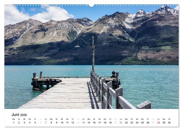 Produktbild: Neuseeland (Wandkalender 2026 DIN A2 quer), CALVENDO Monatskalender