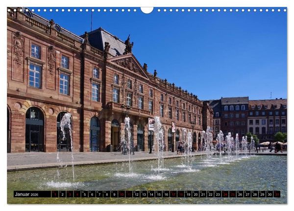 Produktbild: Stra&szlig;burg - Im Herzen Europas (Wandkalender 2026 DIN A3 quer), CALVENDO Monatskalender