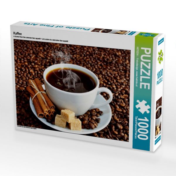 Produktbild: CALVENDO Puzzle Kaffee | 1000 Teile Lege-Gr&ouml;&szlig;e 64x48cm Foto-Puzzle f&uuml;r gl&uuml;ckliche Stunden