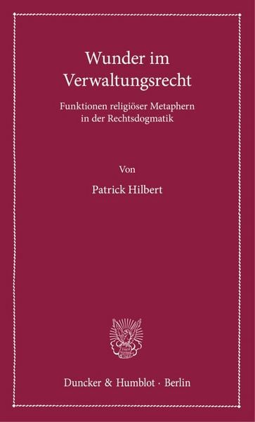 Produktbild: Wunder im Verwaltungsrecht