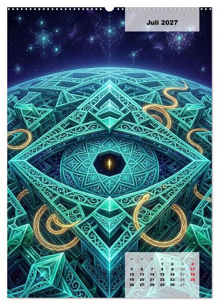 Produktbild: Das Auge von Somnium (Wandkalender 2027 DIN A2 hoch), CALVENDO Monatskalender