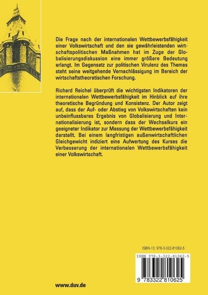 Produktbild: &Ouml;konomische Theorie der internationalen Wettbewerbsf&auml;higkeit von Volkswirtschaften