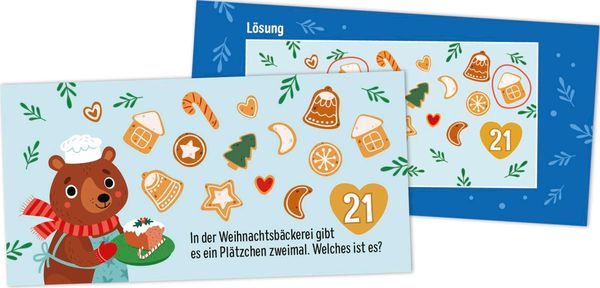 Produktbild: 24 lustige Adventsr&auml;tsel f&uuml;r Kinder