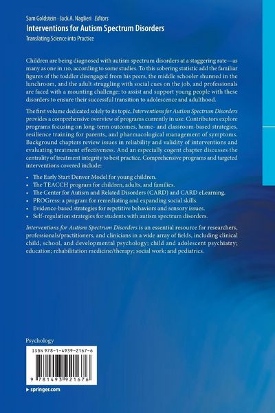 Produktbild: Interventions for Autism Spectrum Disorders