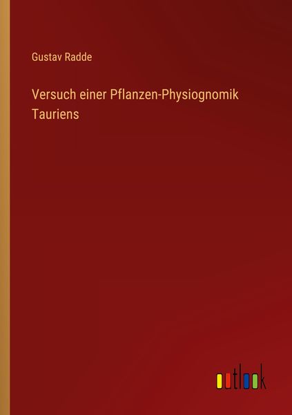 Produktbild: Versuch einer Pflanzen-Physiognomik Tauriens