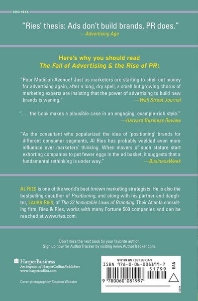 Produktbild: The Fall of Advertising and the Rise of PR