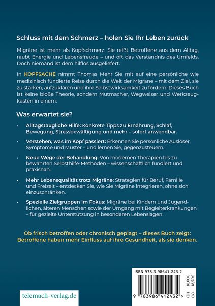 Produktbild: Kopfsache - Migr&auml;ne verstehen, Schmerzen lindern