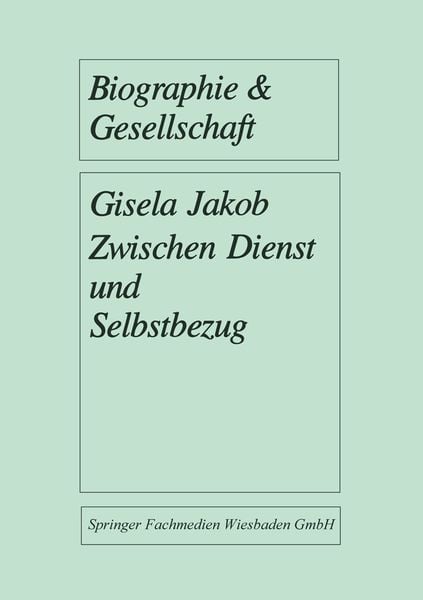 Produktbild: Zwischen Dienst und Selbstbezug