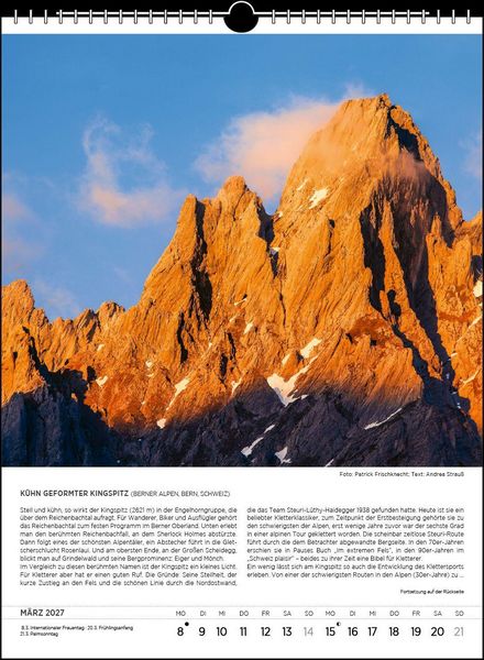 Produktbild: Blodigs Alpenkalender 2027