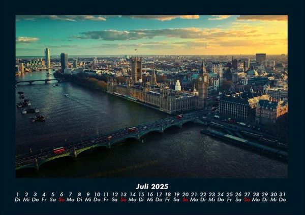 Produktbild: London 2025 Fotokalender DIN A4