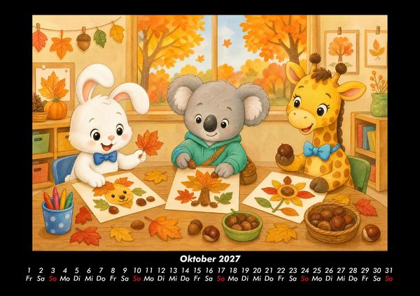 Produktbild: Mein erster Schultag - Ein mutiges Jahr 2027 Fotokalender DIN A3