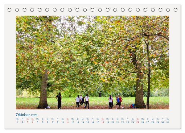 Produktbild: Stippvisite in London (Tischkalender 2026 DIN A5 quer), CALVENDO Monatskalender